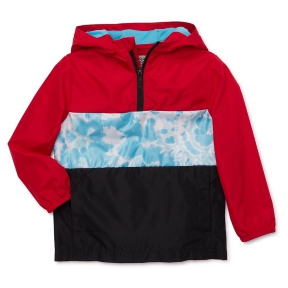 3 LEFT! NWT! Hooded Pullover Rain Jacket w/pockets by 365 Kids